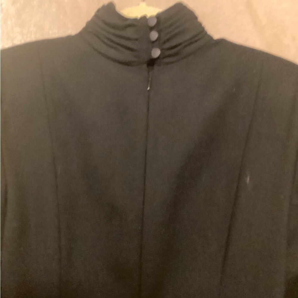 Christian Dior Vintage 100% Wool sheath dress Sz 10 - Picture 6 of 12